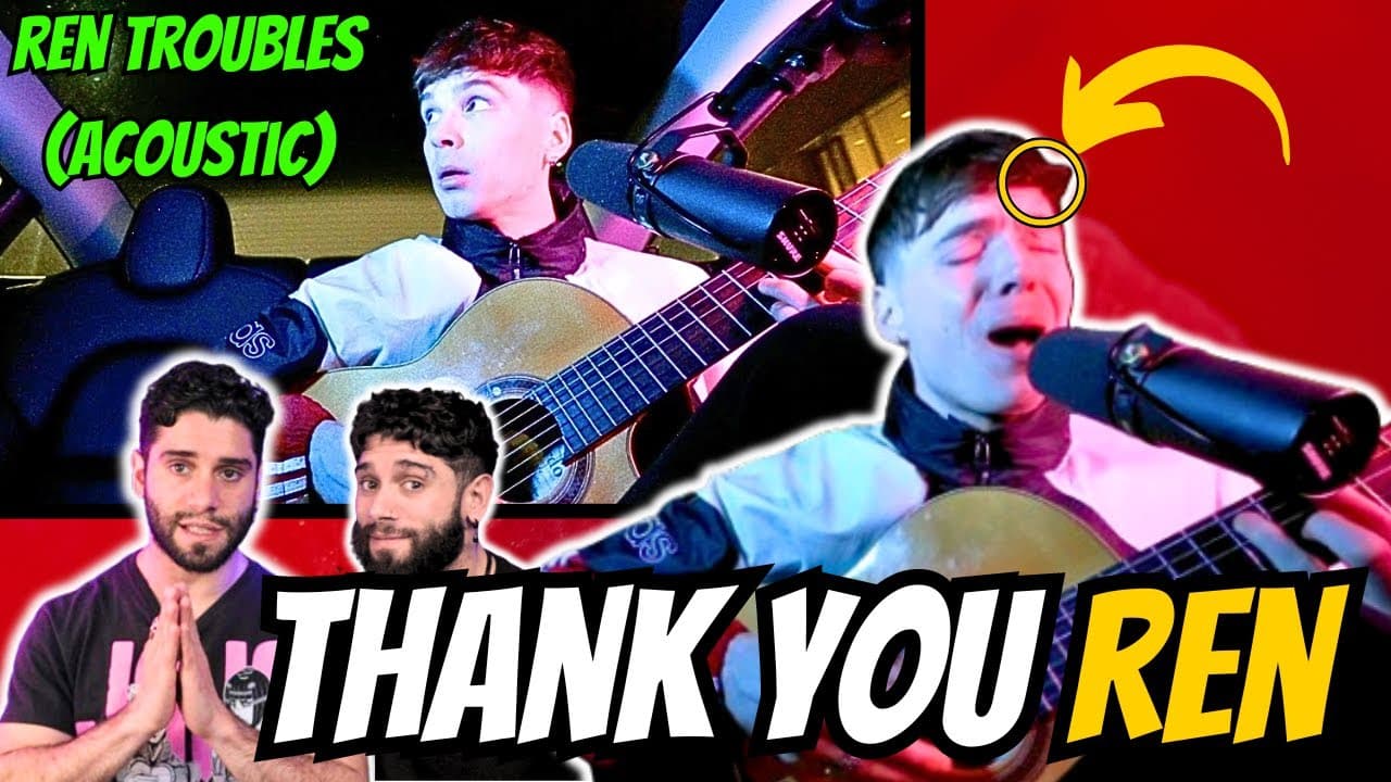 REN - TROUBLES (ACOUSTIC)This HIT US HARDER The Second Time|First Time Reaction -Twin Rappers React