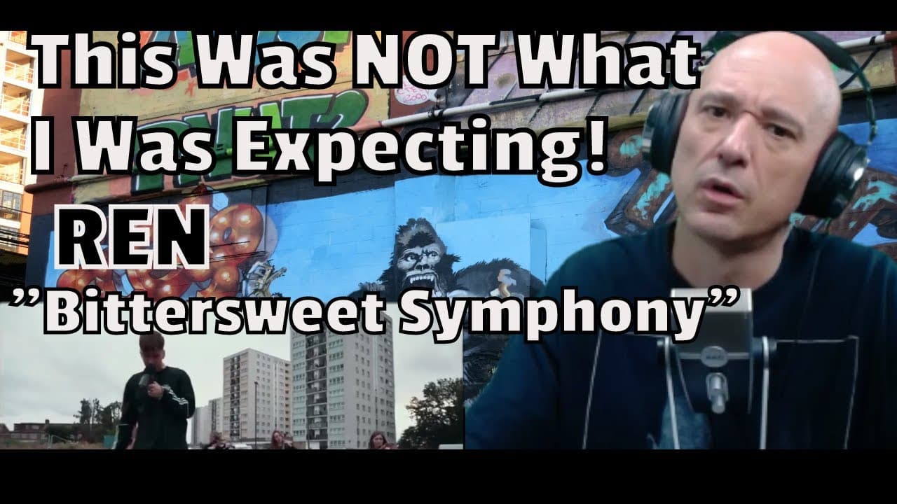 Ren - Bitter Sweet Symphony (Live) REACTION! This Was NOT What I Expected!