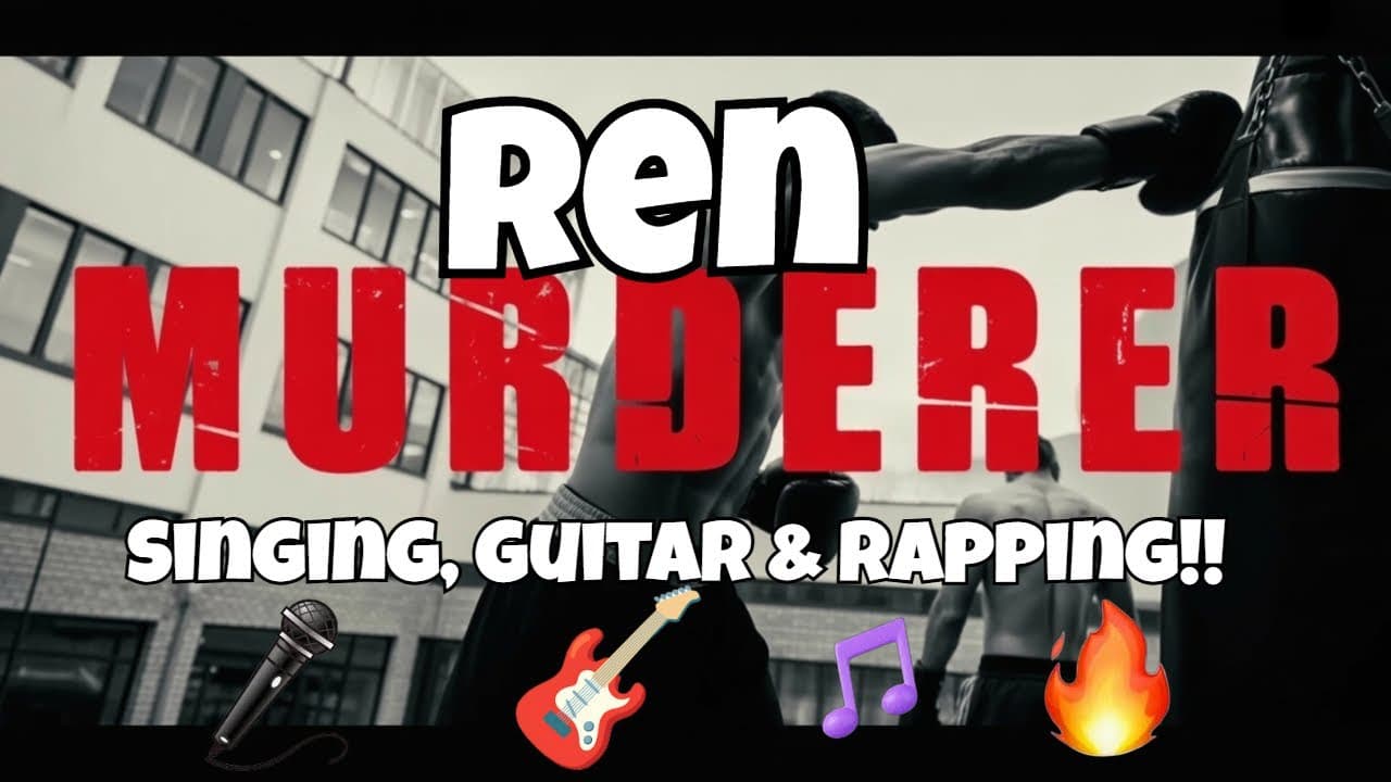 Ren Sings, Plays Guitar & Raps all in 1 Song, 2 Versions!!