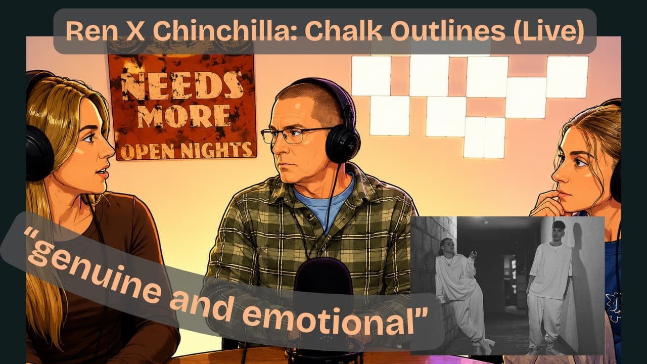 Dad and Daughters Experience: Ren X Chinchilla - Chalk Outlines (Live) #33yearsapart #renmakesmusic