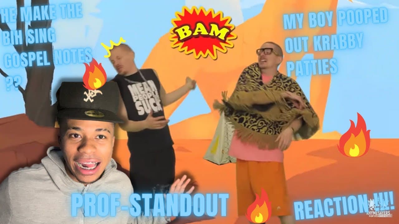 FUNNIEST RAPPER IK 🤣PROF-STANDOUT (REACTION) #reaction #prof #standout