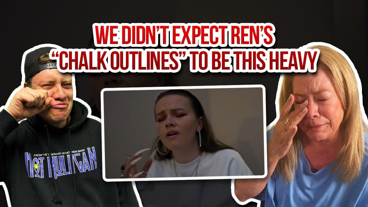 My Mom's FIRST TIME Reaction To Ren x Chinchilla - Chalk Outlines