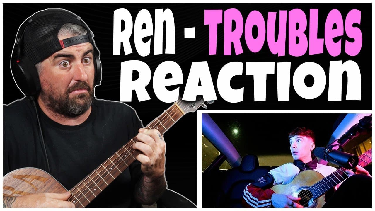 Ren - "Troubles" Acoustic (Rock Artist Reaction)