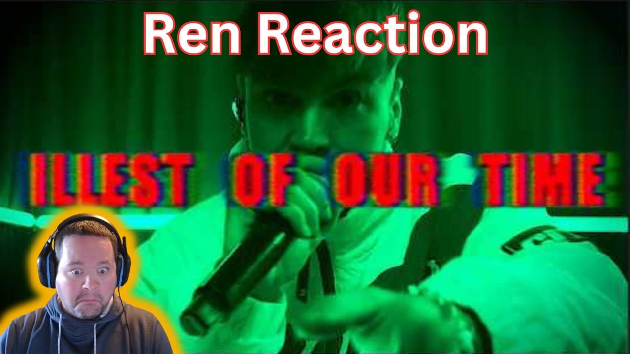 Ren - Illest Of Our Time ( The Sick Boi Live at Dead Wax ) Reaction!