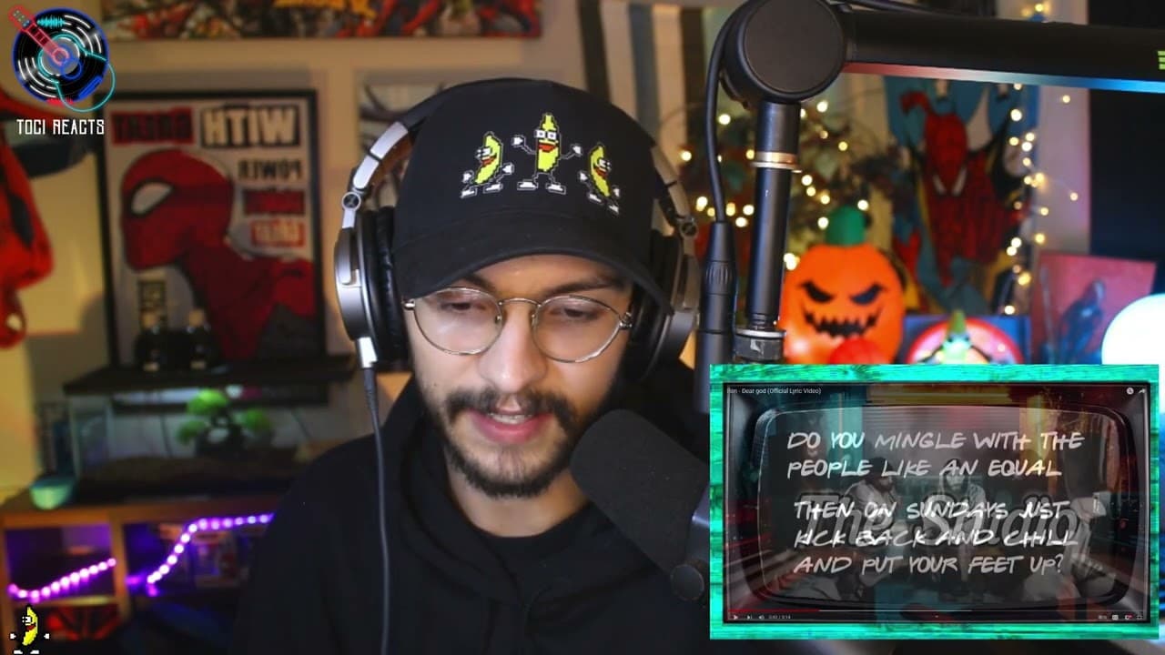 HE'S GOING THROUGH IT! Musician REACTS to Ren - Dear god (Official Lyric Video)