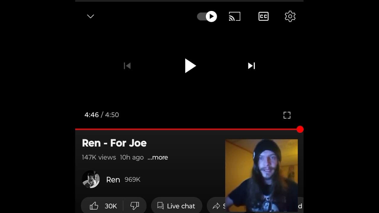 REN- FOR JOE  WE NEED TO BE HERE FOR EACHOTHER 💜🖤 INDEPENDENT ARTIST REACTS