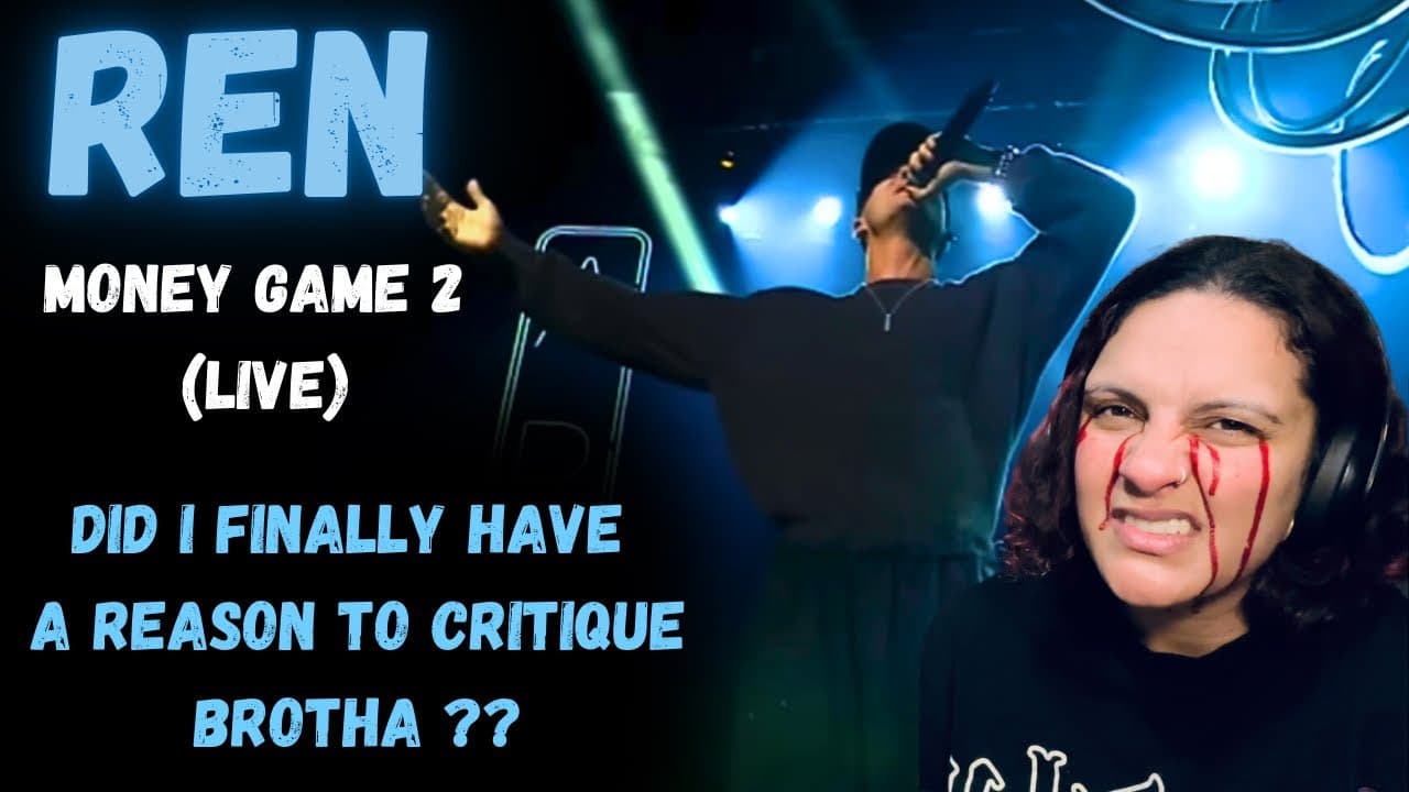 CROW reacts REN - Money Game 2 (live), BROTHA IS THE TRUTH🐦‍⬛☀️❤️👊🏽🔥