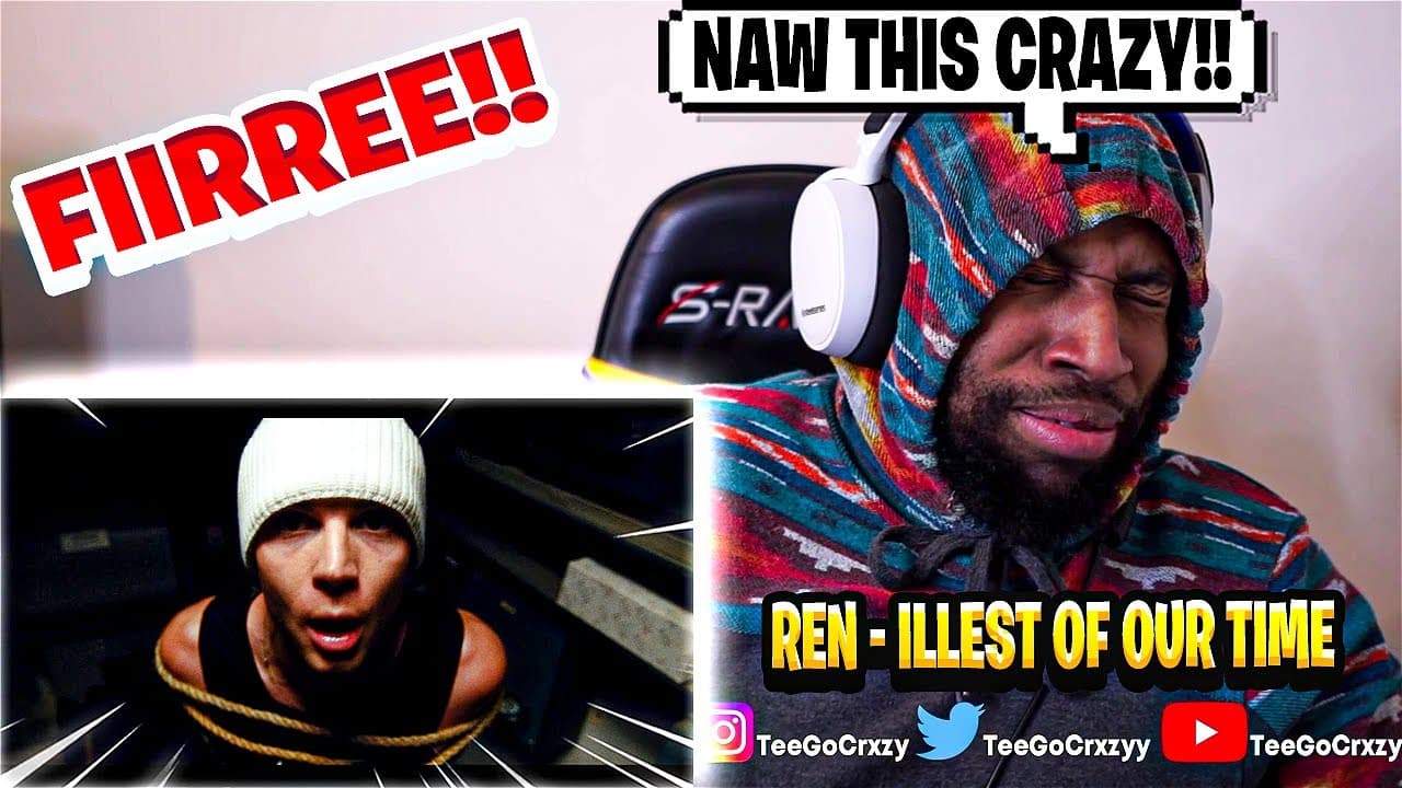 UK WHAT UP🇬🇧!!! HE CAN REALLY RAP?!!! | Ren - Illest Of Our Time (REACTION)