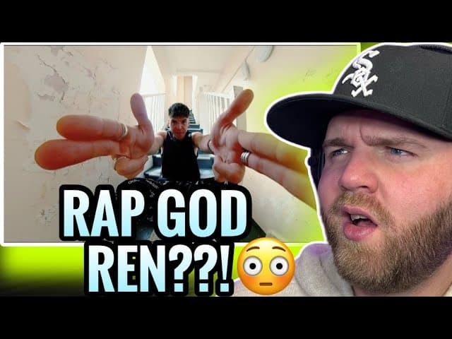 REN THE RAP GOD?! | Ren- Losing It (FISHER rap retake) Reaction