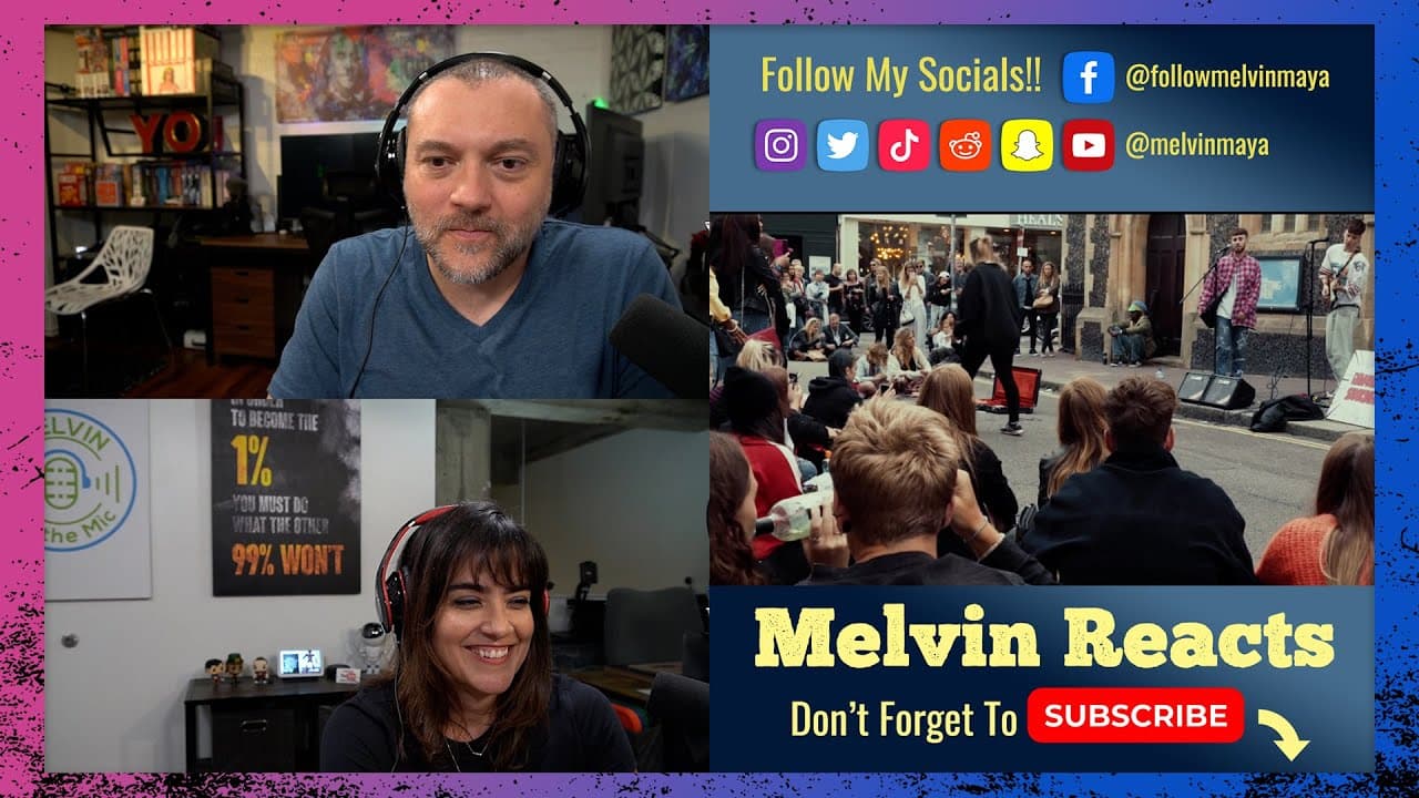 Monica Villasenor Reacts To Ren & Sam Tompkins - Walking On The Moon / No Diggity | V795