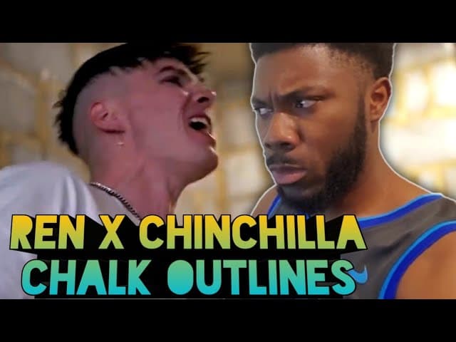 Ren X Chinchilla - Chalk Outlines (live) REACTION VIDEO