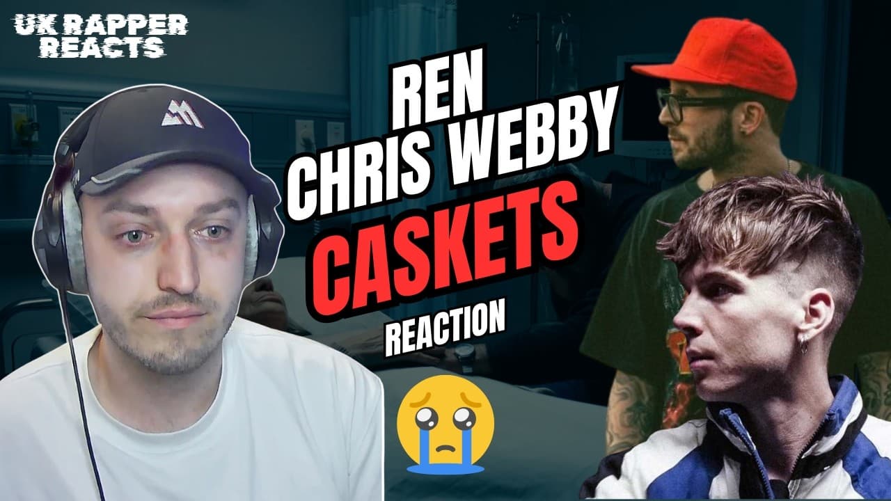 RAPPER REACTS to REN x CHRIS WEBBY - CASKETS 😢 | Music Reaction | Zee TV