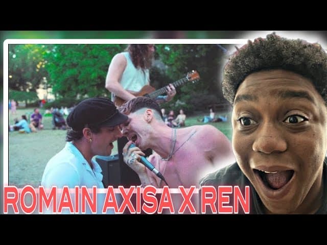 Romain Axisa x Ren - Knockin' On Heaven's Door (jam in the Pavillion Gardens) REACTION