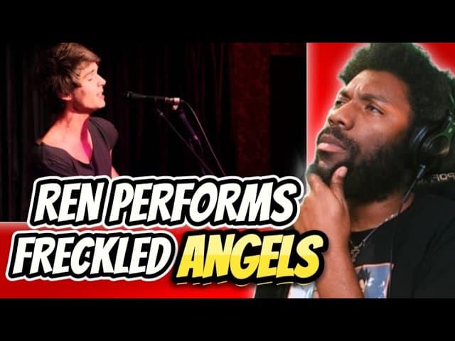 Ren - Freckled Angels (Live Performance) REACTION VIDEO #renmakesmusic #ukartist
