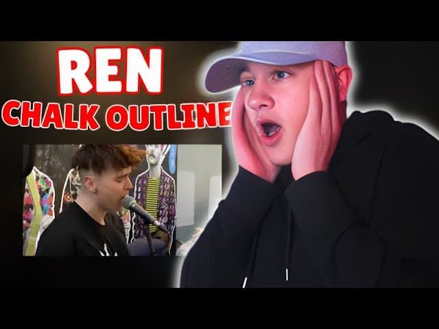 Ren – Chalk Outlines (Busking) | Reaction