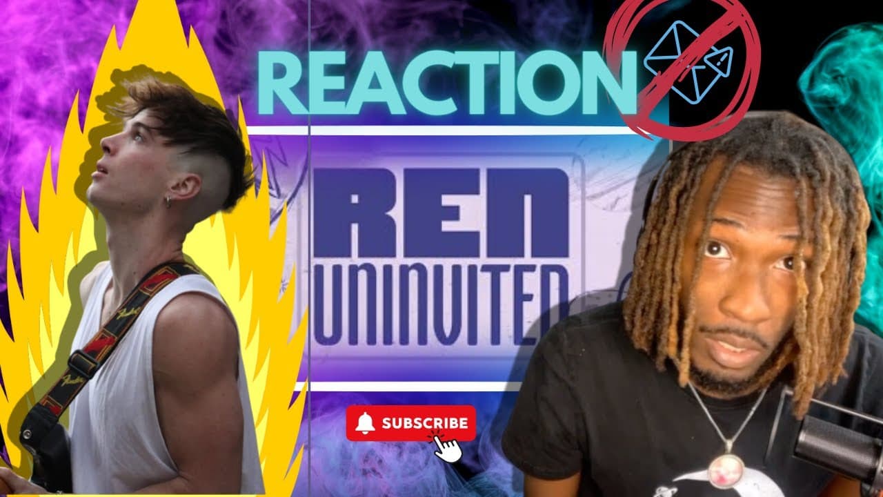 "He's BACK!!" REN - Uninvited | Official Lyric Video | SimplyNS Reactions