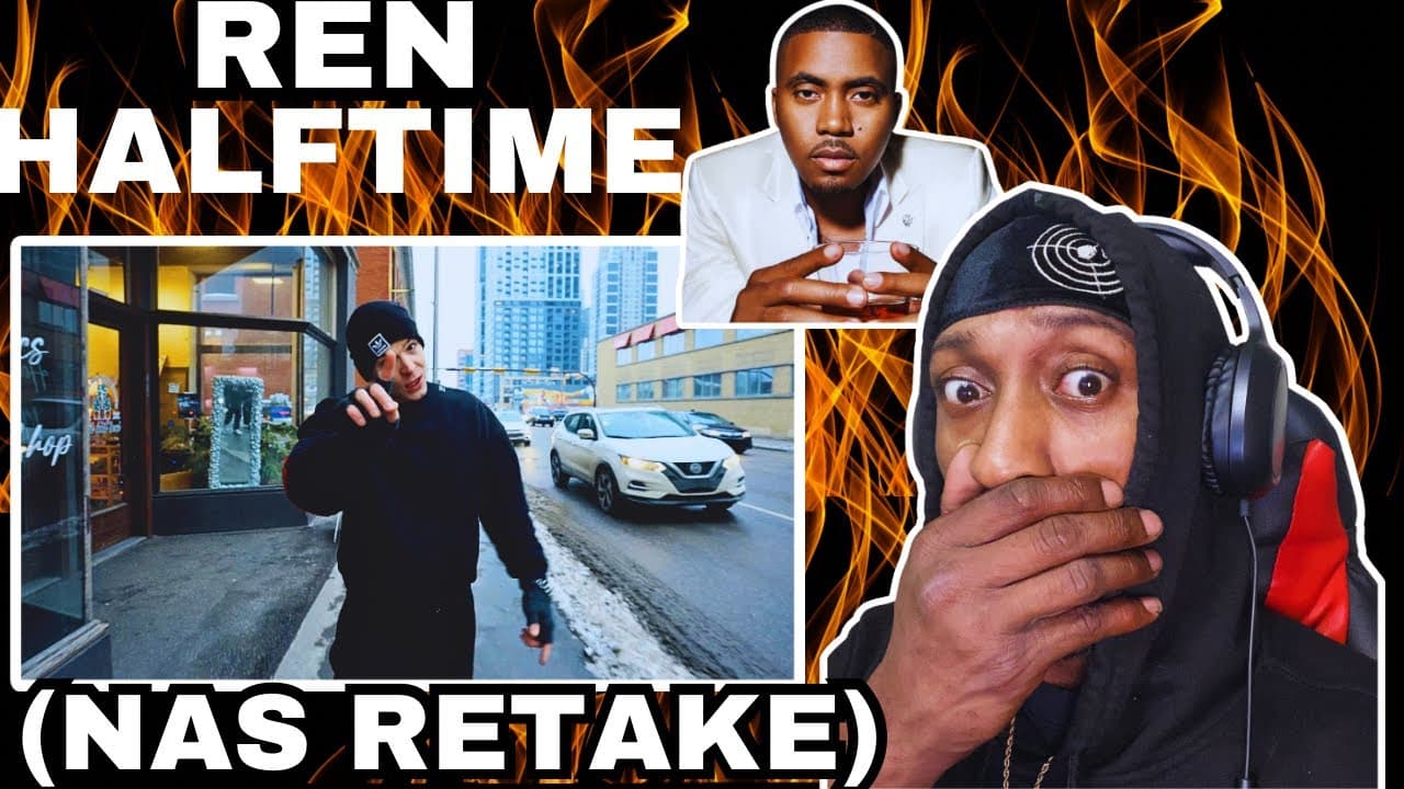 FLEW IS INSANE | REN - HALFTIME (Nas Retake) REACTION