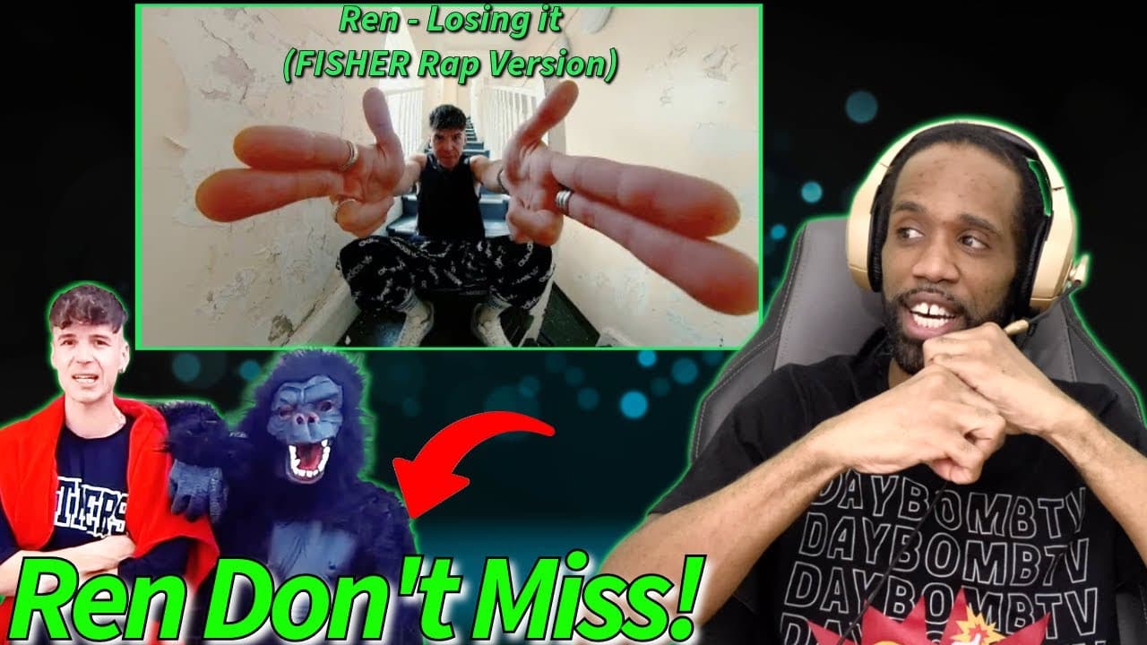 REN IS A GENIUS! | Ren "Losing it" (FISHER Rap Version) | REACTION!!!!!