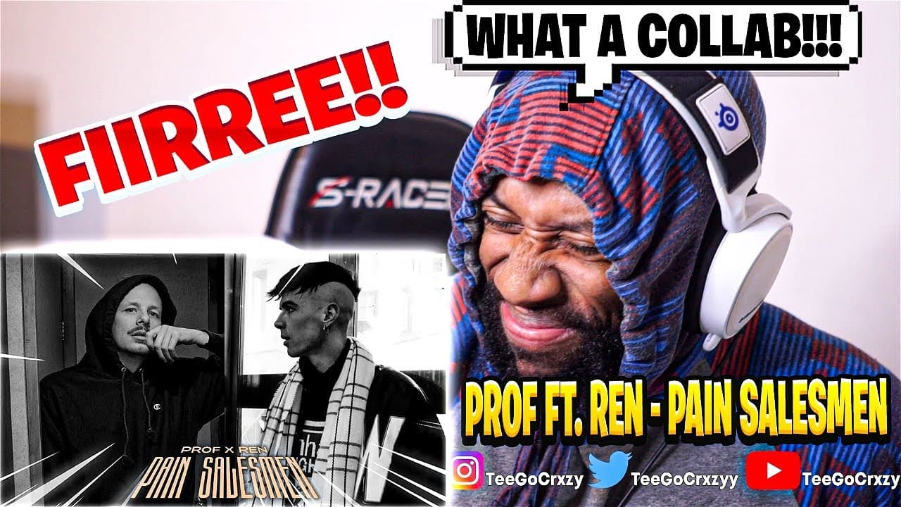 THIS A VIBE!!! 🇺🇸🇬🇧 PROF - Pain Salesmen feat. @RenMakesMusic (Official Audio) (REACTION)