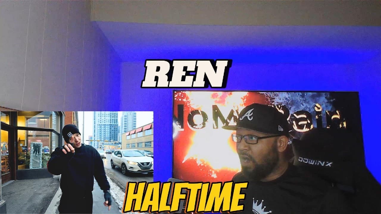 REN SHOWING LOVE TO HIP HOP! REN HALFTIME NAS RETAKE REACTION