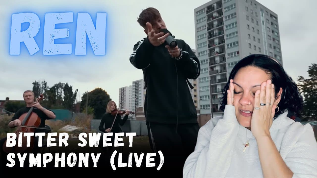 CROW reacts- “Bitter Sweet Symphony - live” by Ren 🔥❤️👊🏽🐦‍⬛