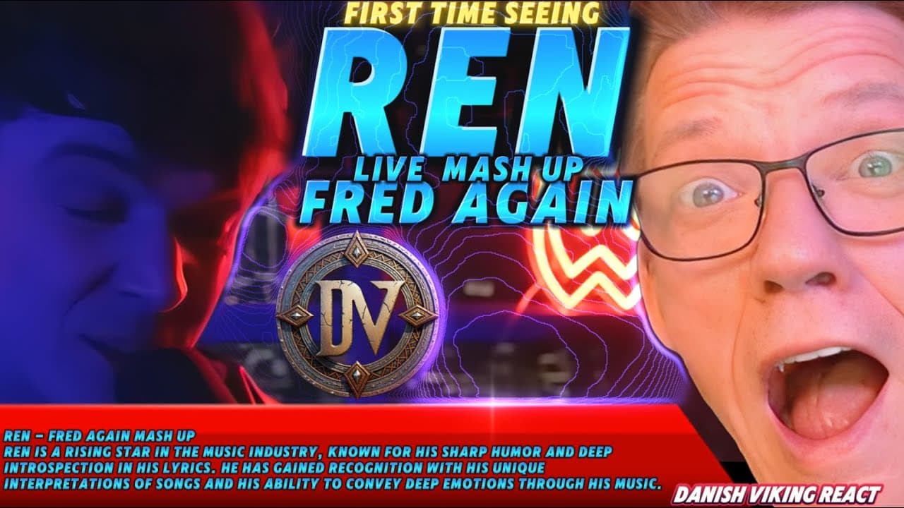 REN First Reaction ! Fred Again Mash Up #reaction #live #ren #renreaction #musicreactions
