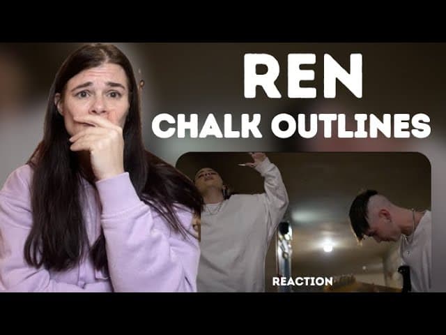 American Mom Reacts to REN ft Chinchilla - Chalk Outlines (Live)