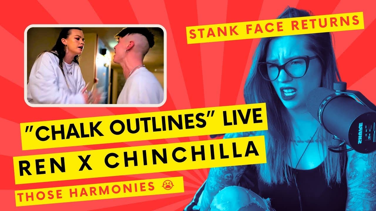SINGER REACTS to REN X CHINCHILLA - "Chalk Outlines"