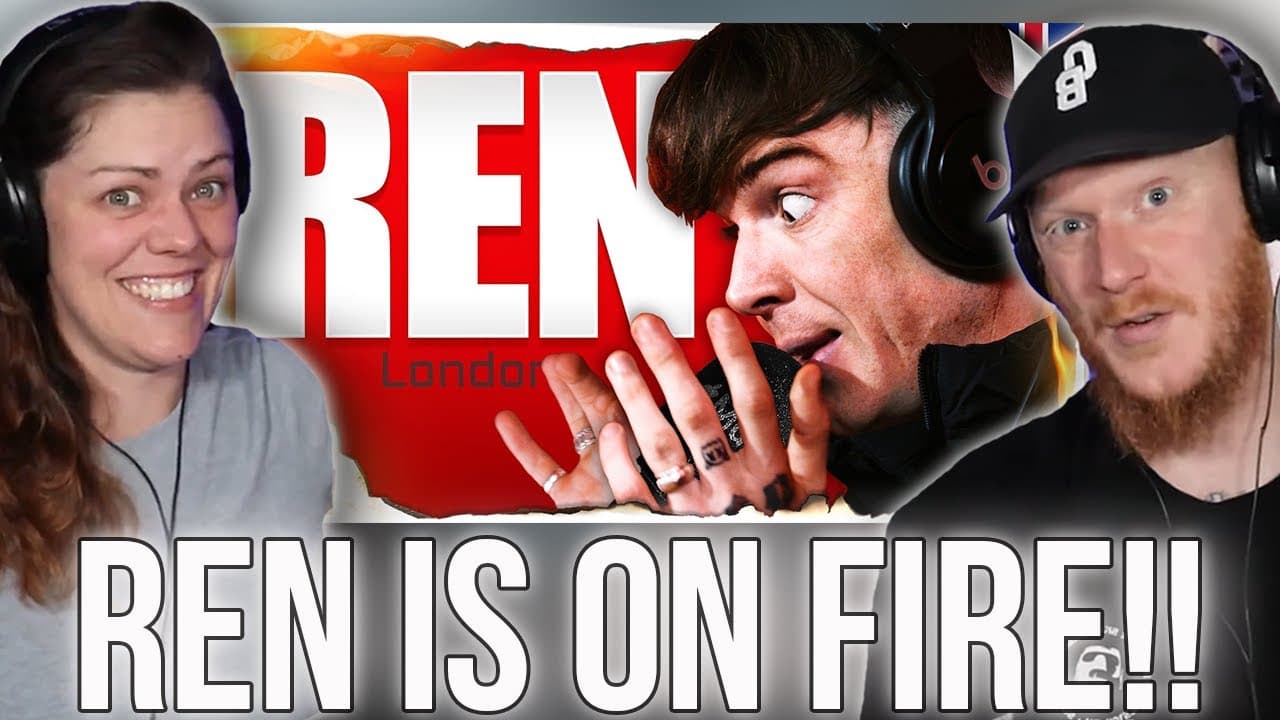 REN - Fire in the Booth REACTION | OB DAVE and ASH