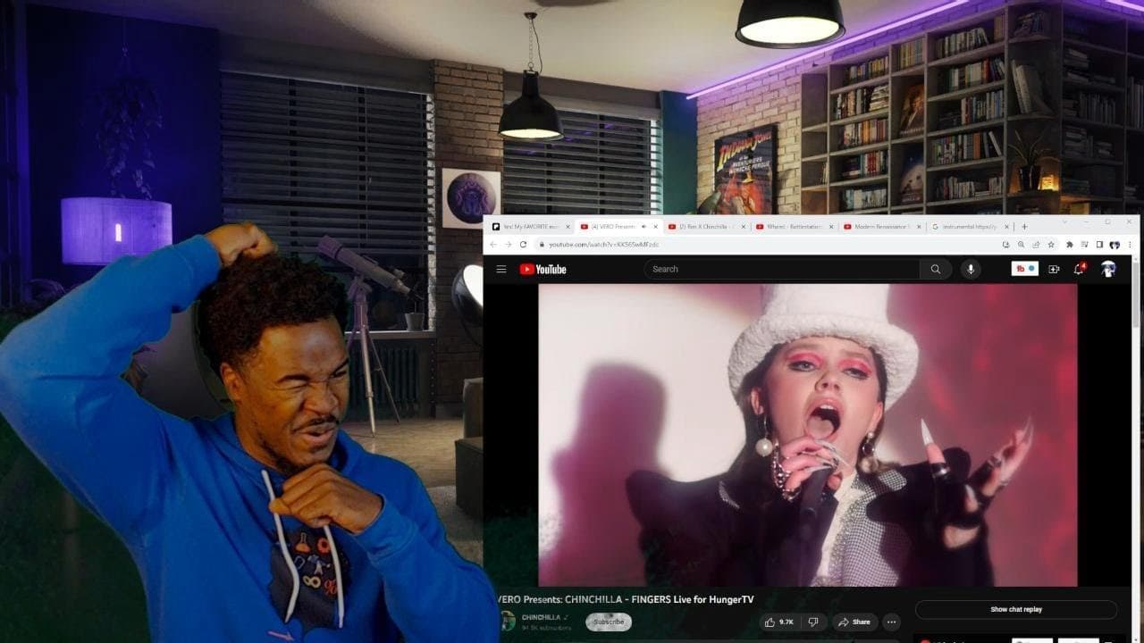 CHINCHILLA - FINGERS Live for HungerTV-Reaction