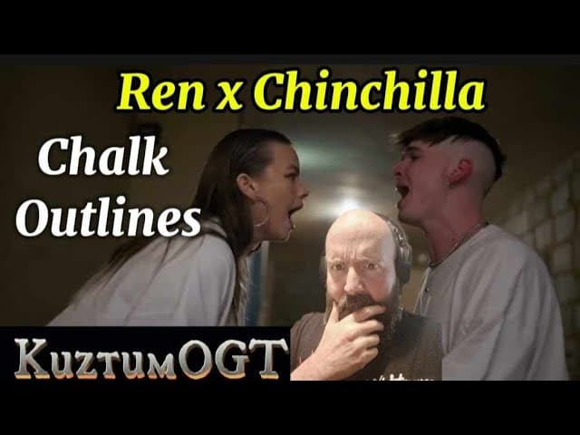Ren & Chinchilla Chalk Outlines reaction