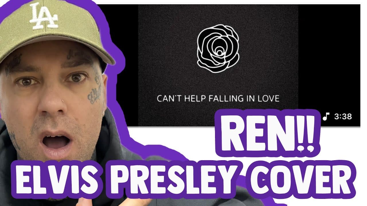 Rapper FIRST TIME REACTION to Ren - Can’t Help Falling in Love (Elvis Cover)