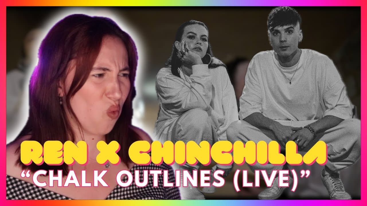 Ren X Chinchilla "Chalk Outlines (live)" | Mireia Estefano Reaction Video