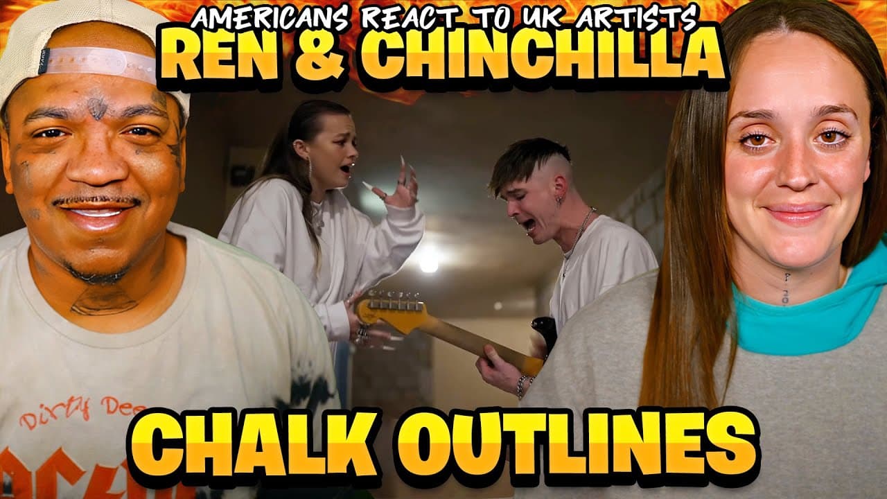 🔥 Americans React to Ren & Chinchilla - "CHALK OUTLINES"