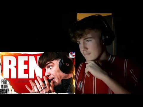 Ren - Fire in the Booth Reaction (He went crazy)