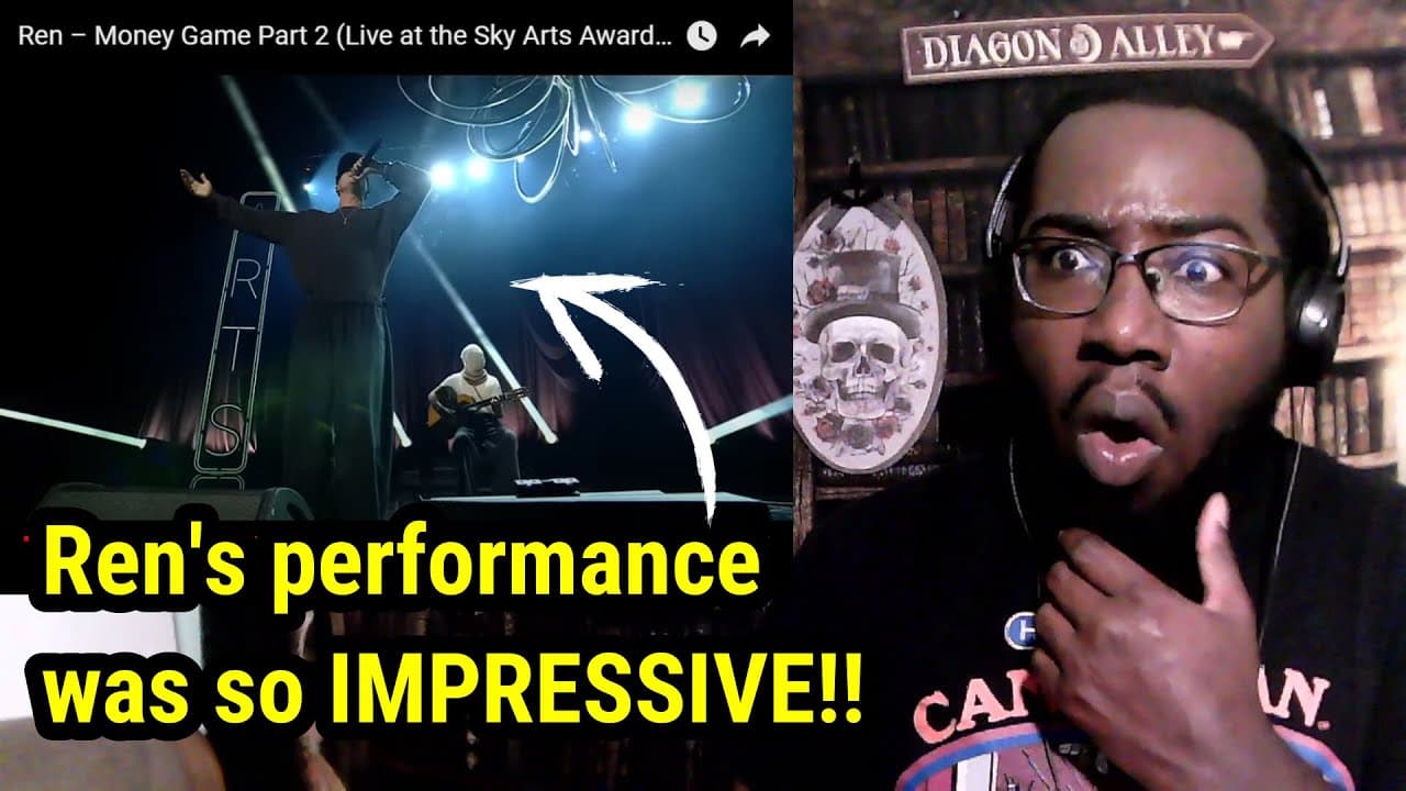American Guy Reacts to Ren – Money Game Part 2 (Live at the Sky Arts Awards 2024)