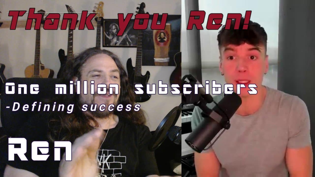Ren deserves all the success! - reaction to 1 million subscribers video