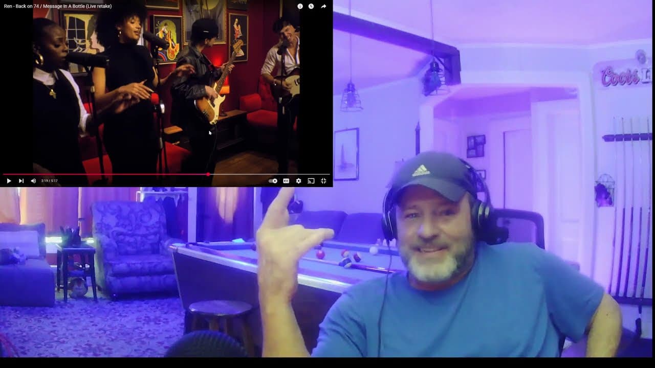 Ren Back on 74 Message in a Bottle GenX Music Video Reaction