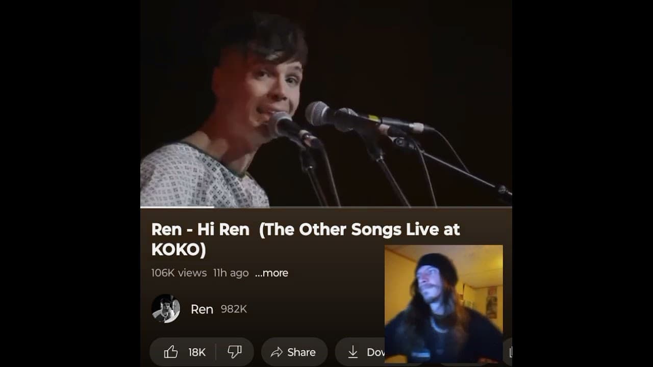 REN- HI REN(LIVE AT KOKO)  THIS IS SO BEAUTIFUL 💜🖤 INDEPENDENT ARTIST REACTS