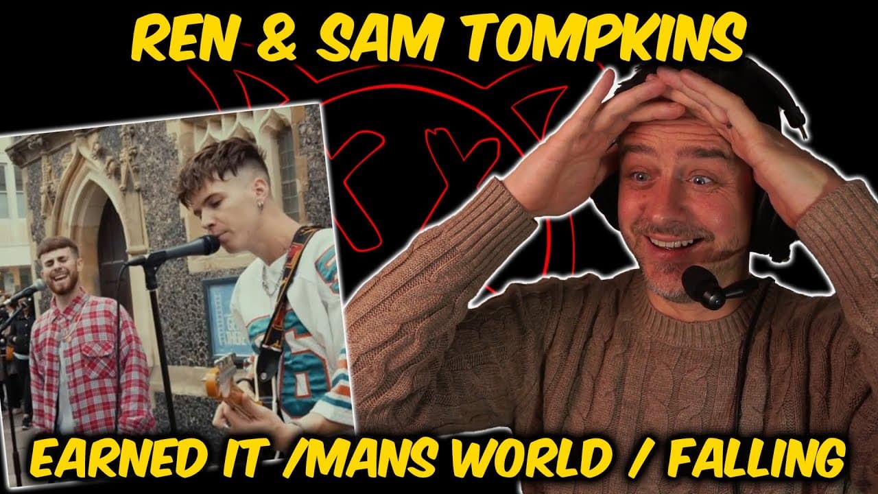 Ren & Sam Tompkins - Earned it /Mans World / Falling (First Time Reaction)