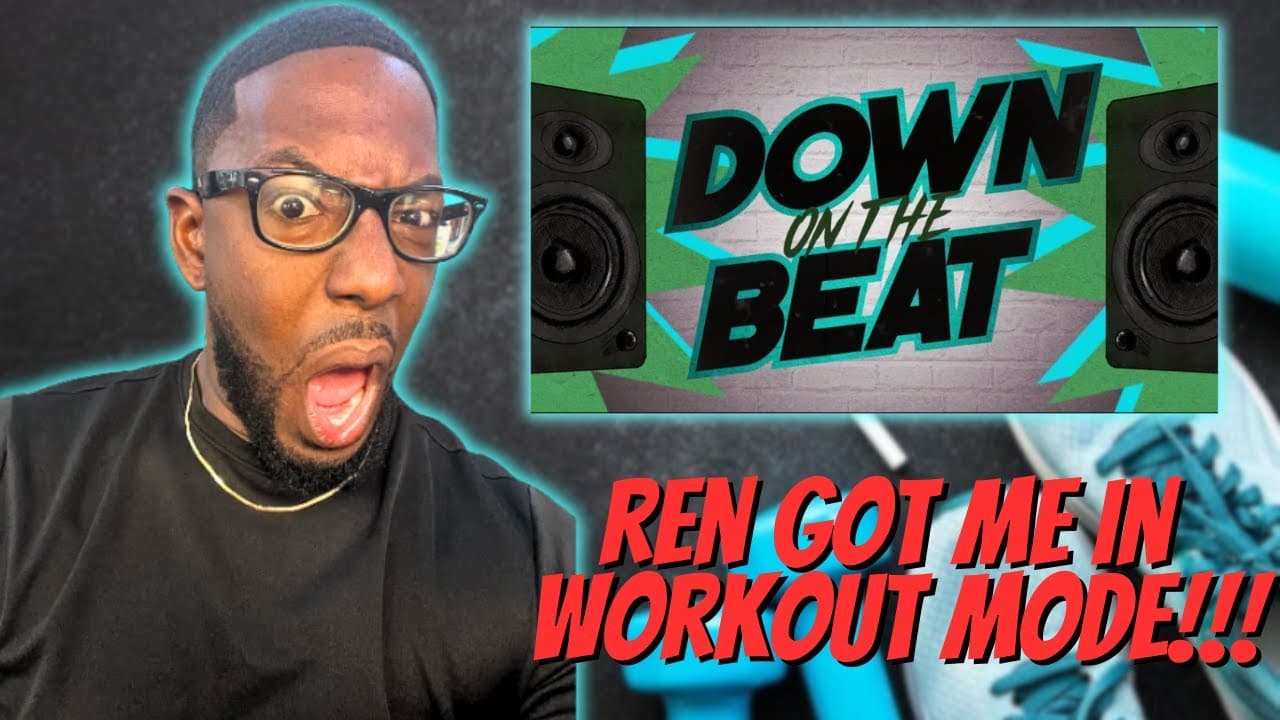 I LOVE FUN REN!!! | RETRO QUIN REACTS TO REN "DOWN ON THE BEAT" FT. VIKTUS (OFFICIAL LYRIC VIDEO)