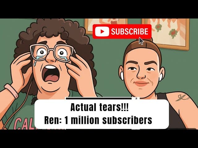 Wow! This was so moving! Reacting to Ren's 1 million subscriber video