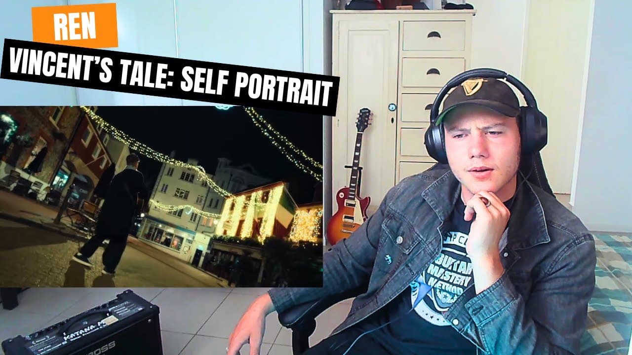 English Actor Reaction to Ren – Vincent's Tale  Self Portrait   Powerful Performance!