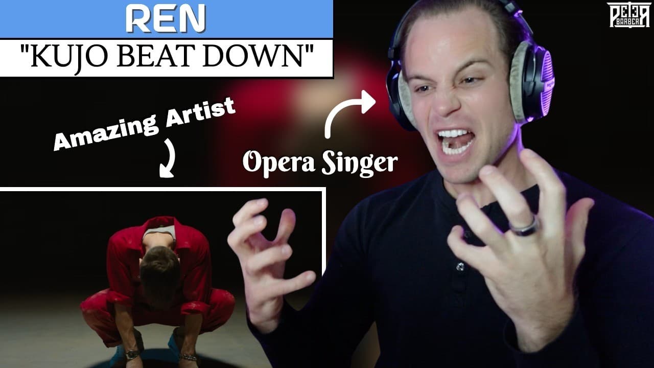 Absolutely SAVAGE. Professional Singer Reaction (& ANALYSIS) - Ren | KUJO BEAT DOWN