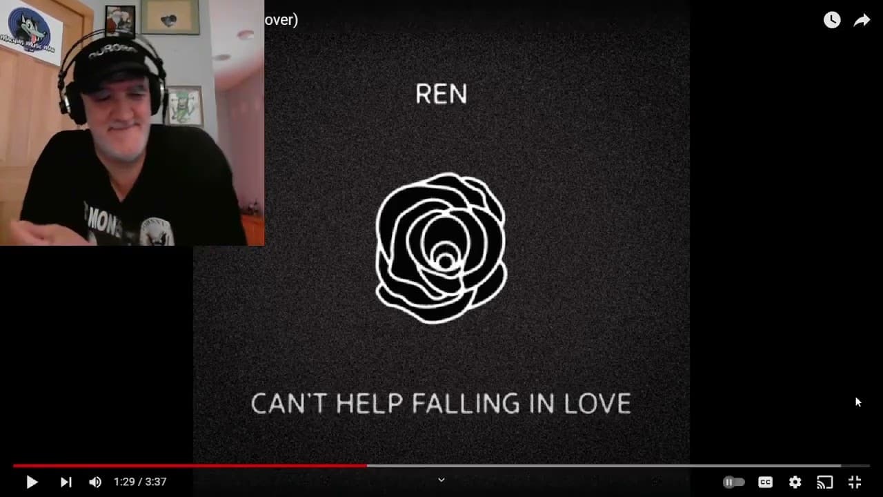 Ren   Can't Help Falling In Love Elvis Cover REACTION