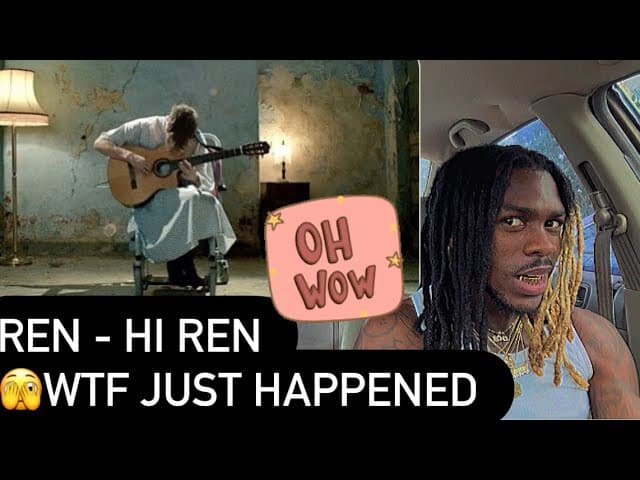 REN - HI REN ( AMERICAN REACTION VIDEO) WTF 😳 THIS WAS A FULL MUSICAL 🤞🏾❤️❤️❤️❤️🫀🔒