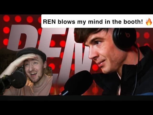 FIRST TIME Hearing Ren – Fire In The Booth - AN ABSOLUTE WORDPLAY MASTERCLASS!!