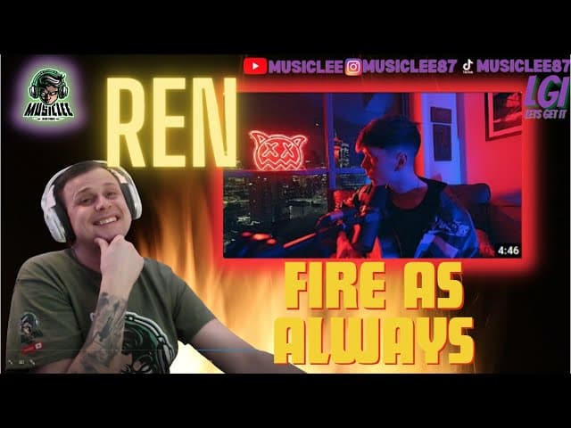 REN NEVER FOULS TO AMAZE ME ~ FRED AGAIN MASH UP REACTION