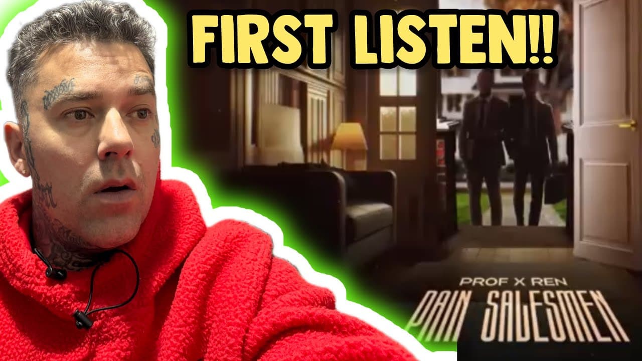 My FIRST time REACTION to PROF - Pain Salesman feat. Ren (Official Audio)