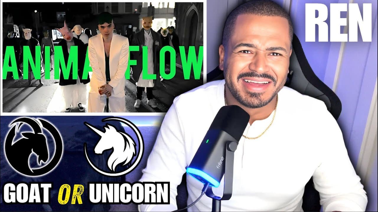 REN - "ANIMAL FLOW" | DOUBLE Reaction | ACOUSTIC
